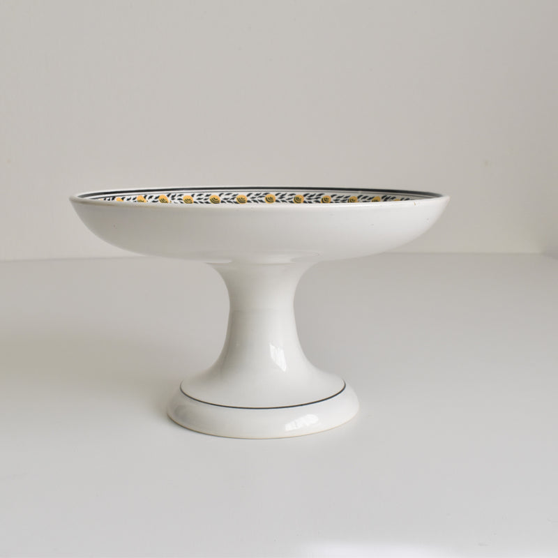 Vintage Compote Bowl Digoin & Sarreguemines Valence