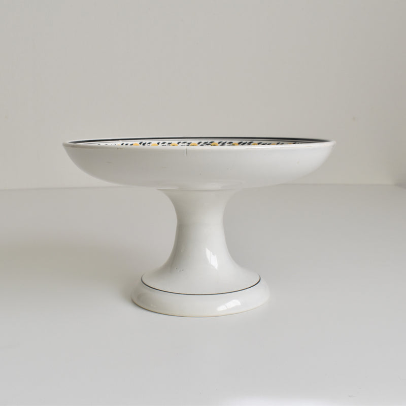 Vintage Compote Bowl Digoin & Sarreguemines Valence