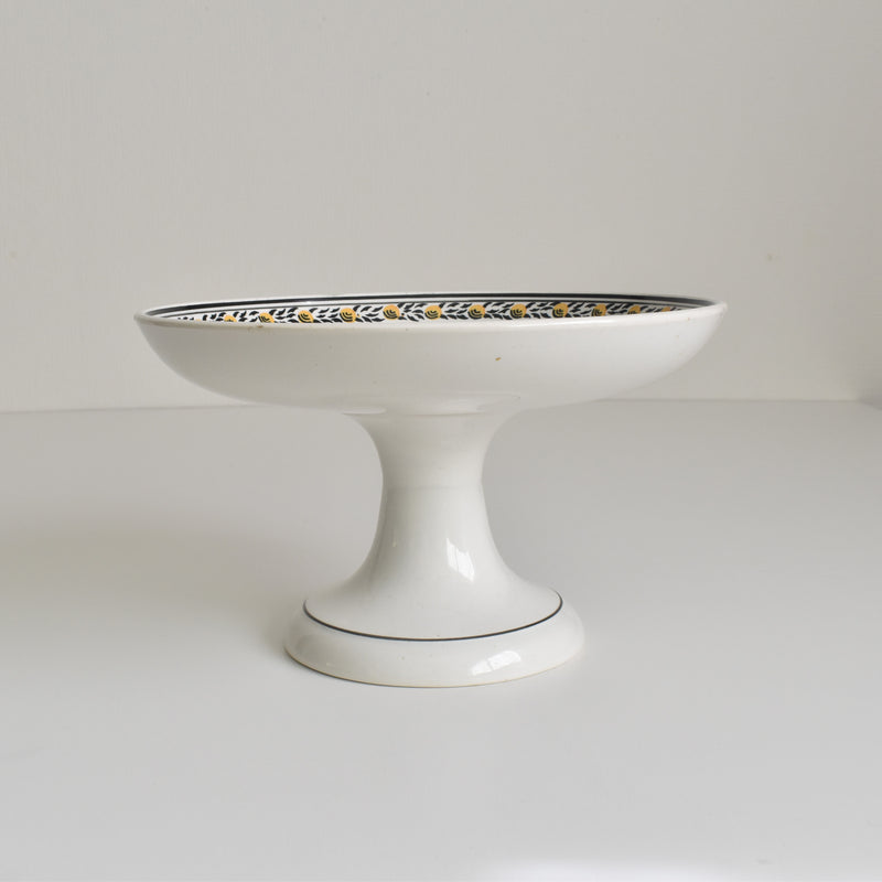 Vintage Compote Bowl Digoin & Sarreguemines Valence