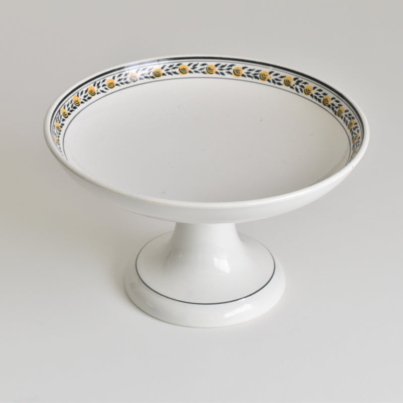 Vintage Compote Bowl Digoin & Sarreguemines Valence