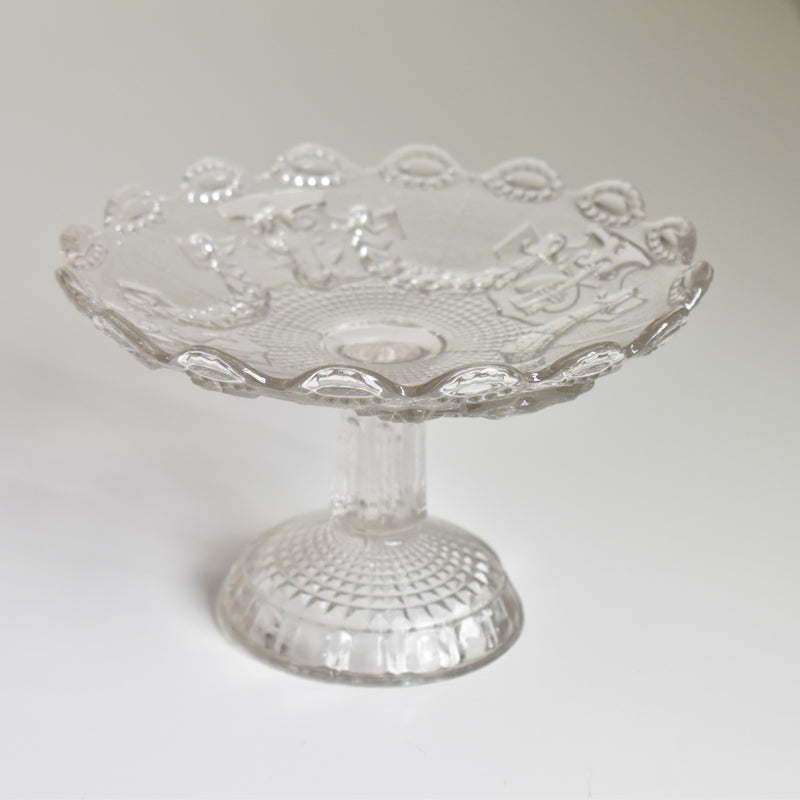 Vintage Glass Compote