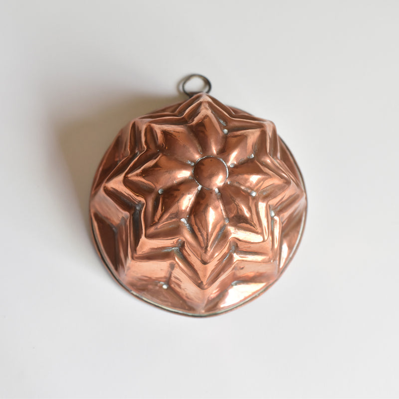 Vintage Copper Mold Cake Pan B
