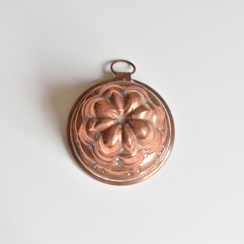 Vintage Copper Mold Cake Pan C