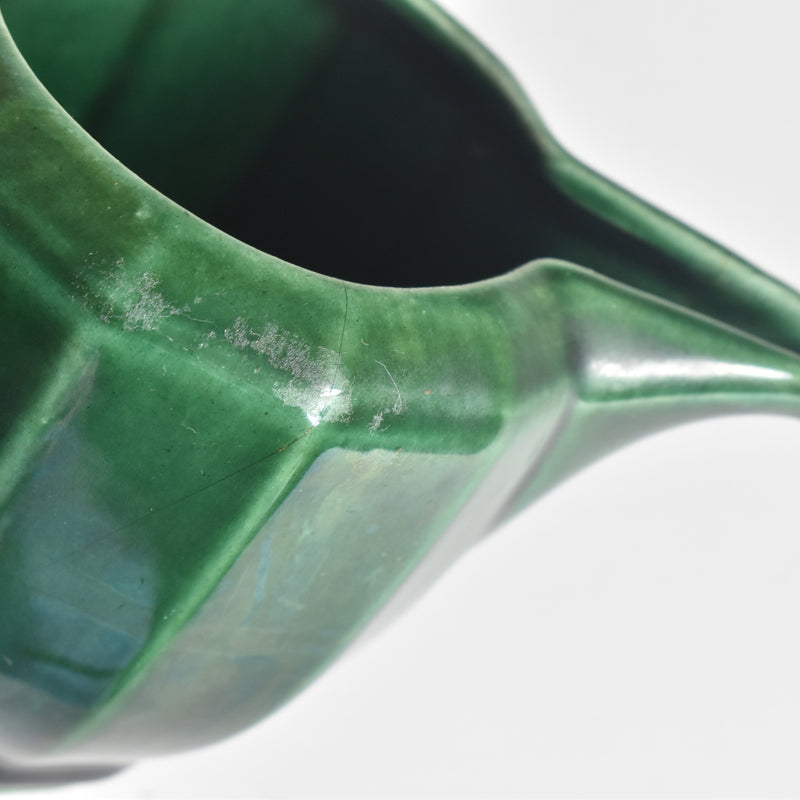 Antique Creamer KG Luneville Green