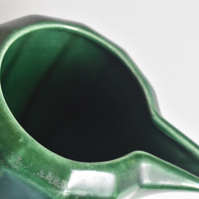 Antique Creamer KG Luneville Green