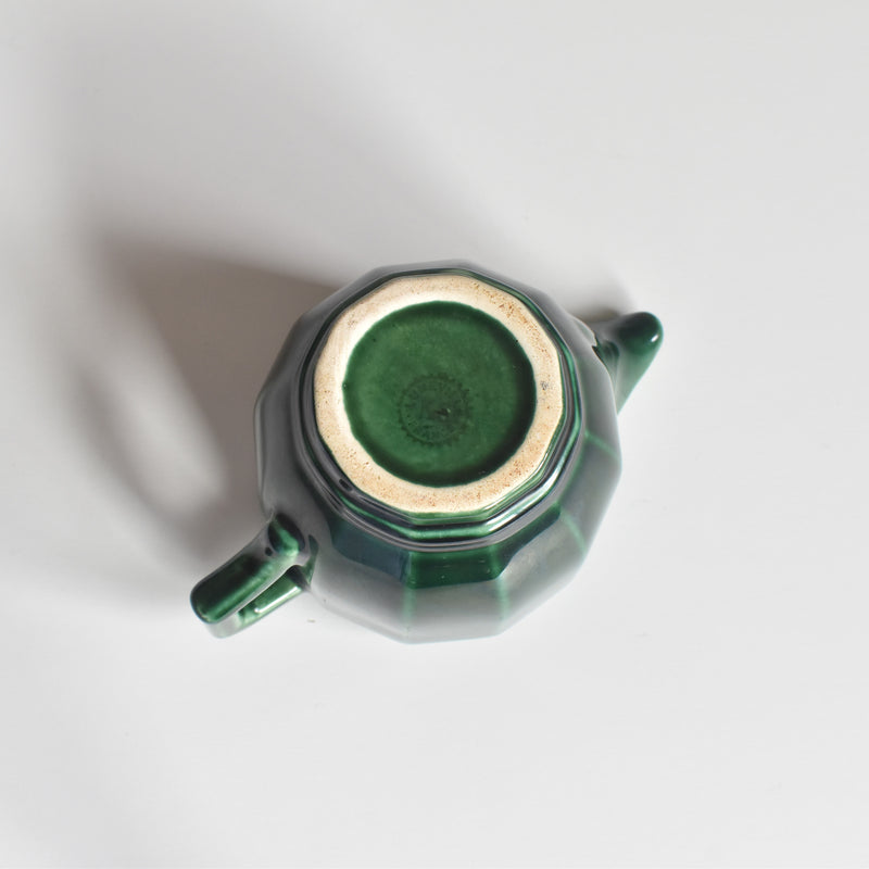 Antique Creamer KG Luneville Green