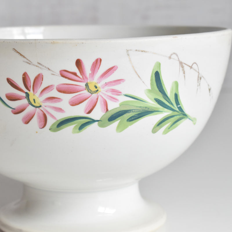 アンティークボウル クレイユモントロー フラワー