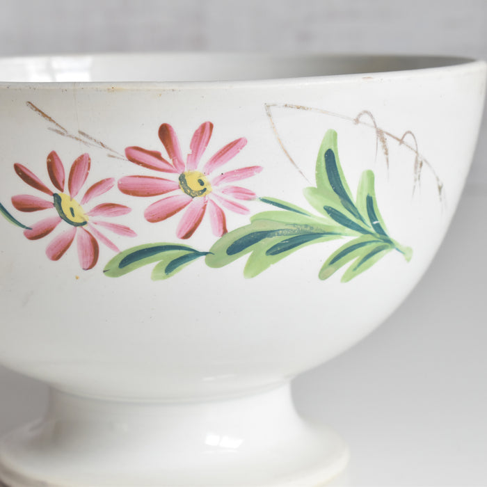 アンティークボウル クレイユモントロー フラワー