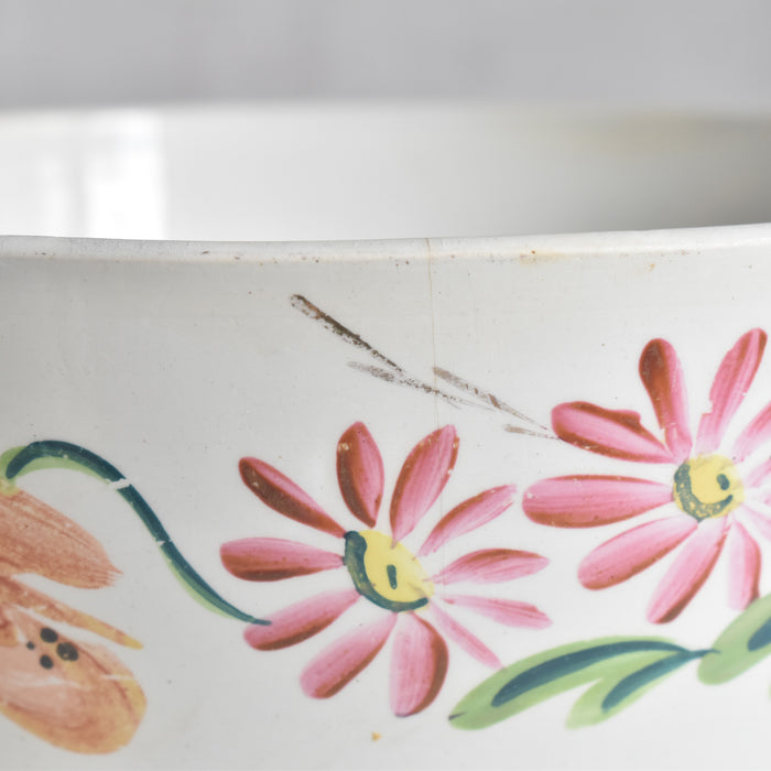 アンティークボウル クレイユモントロー フラワー