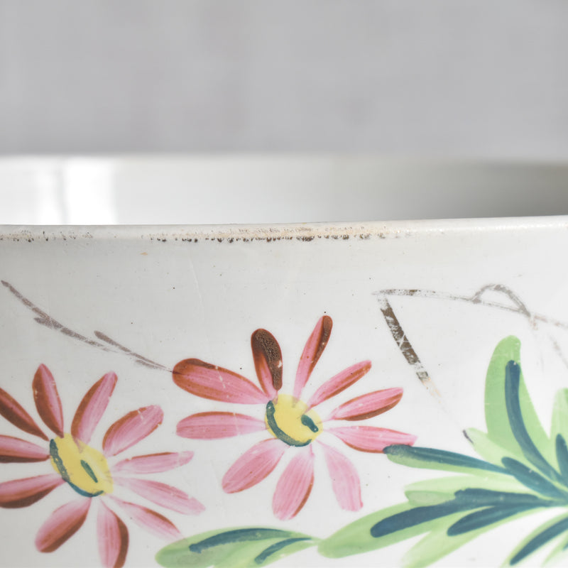 アンティークボウル クレイユモントロー フラワー