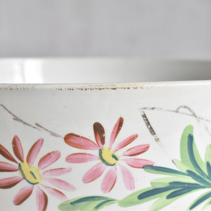 アンティークボウル クレイユモントロー フラワー