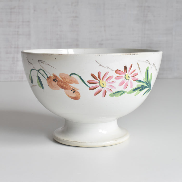 アンティークボウル クレイユモントロー フラワー