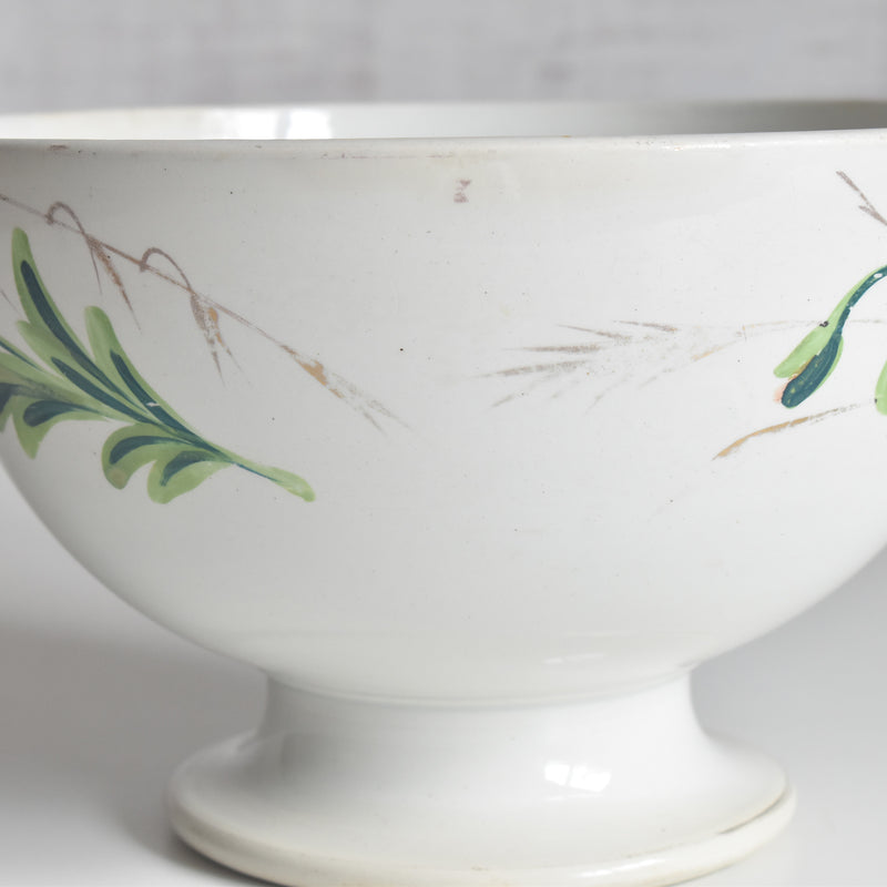 アンティークボウル クレイユモントロー フラワー