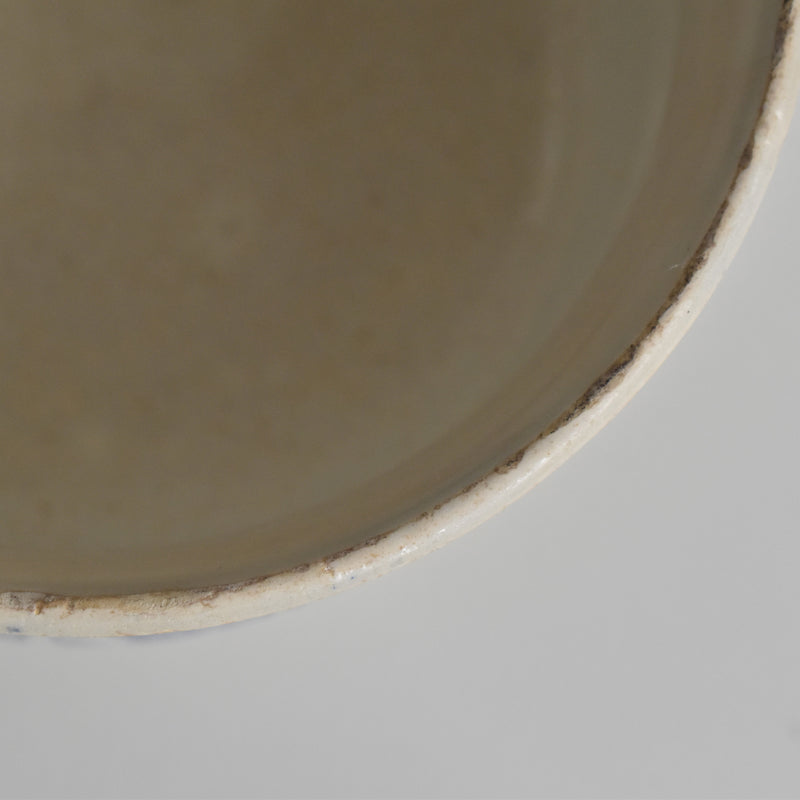 Antique Cup LM&Cie Creil et Montereau Flora Lichen