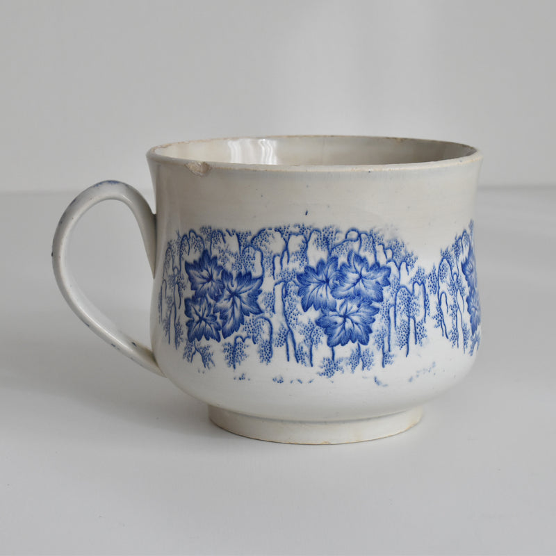 Antique Cup LM&Cie Creil et Montereau Flora Lichen