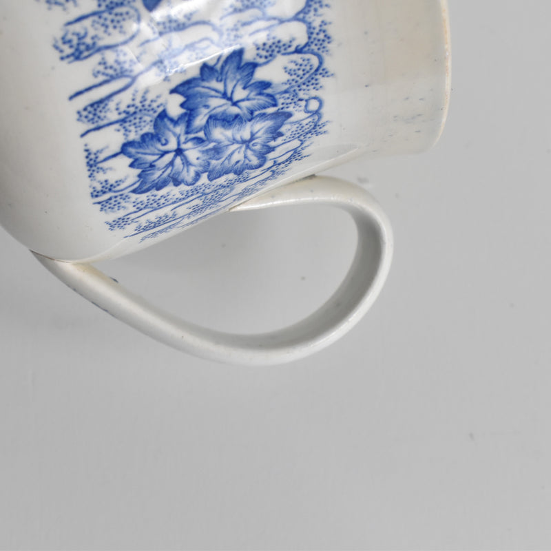 Antique Cup LM&Cie Creil et Montereau Flora Lichen