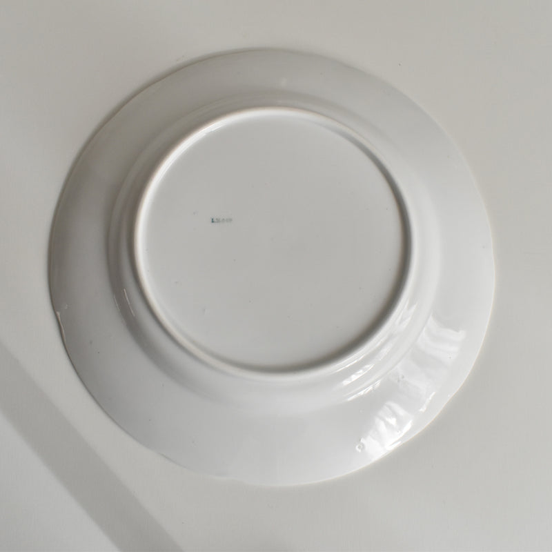 Antique Plate, LM&Cie Creil-Montereau, Flora Lichen E