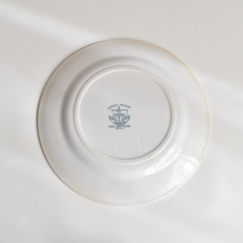 アンティークデザートプレート クレイユモントロー Mignon（ミニョン）