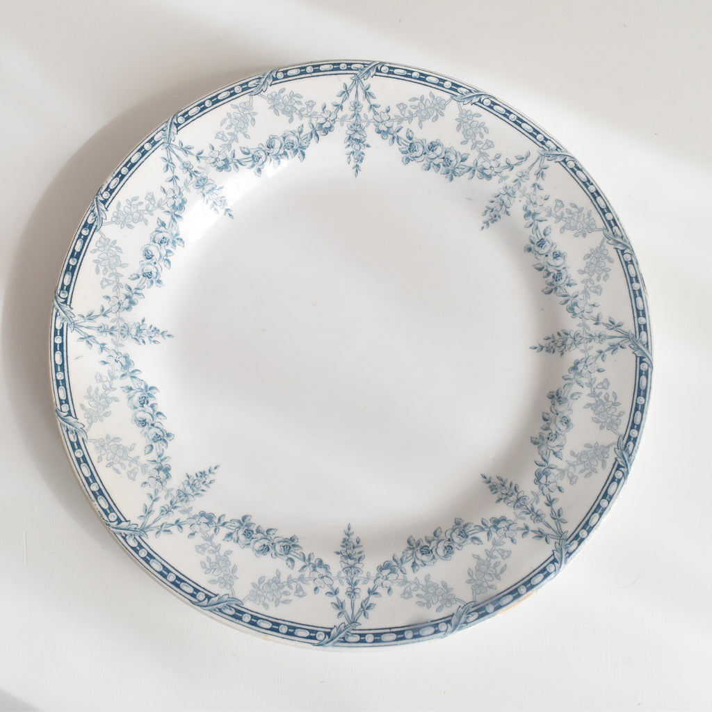 bbw01 フランス クレイユエモントロー プレート 金彩 青アザミ 5枚 アンティークプレート クレイユモントロー Mignon（ミニョン） — Loane