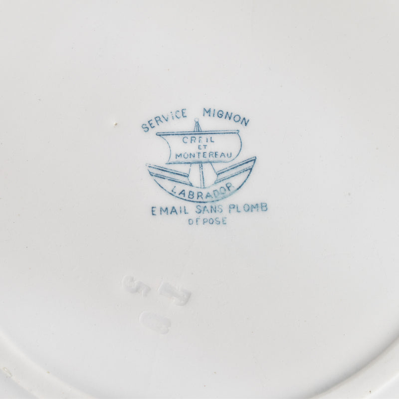 アンティークプレート クレイユモントロー Mignon（ミニョン）