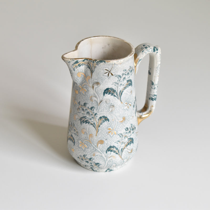 Antique Pitcher, Creil et Montereau, Lily of the Valley