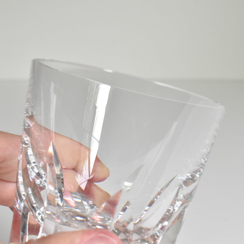 Vintage Whiskey Glass Saint Louis Jersey