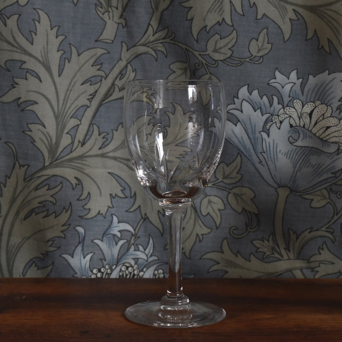アンティーククリスタルガラス　スモールワイングラス Taille A