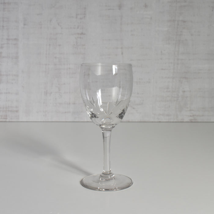 アンティーククリスタルガラス　スモールワイングラス Taille A