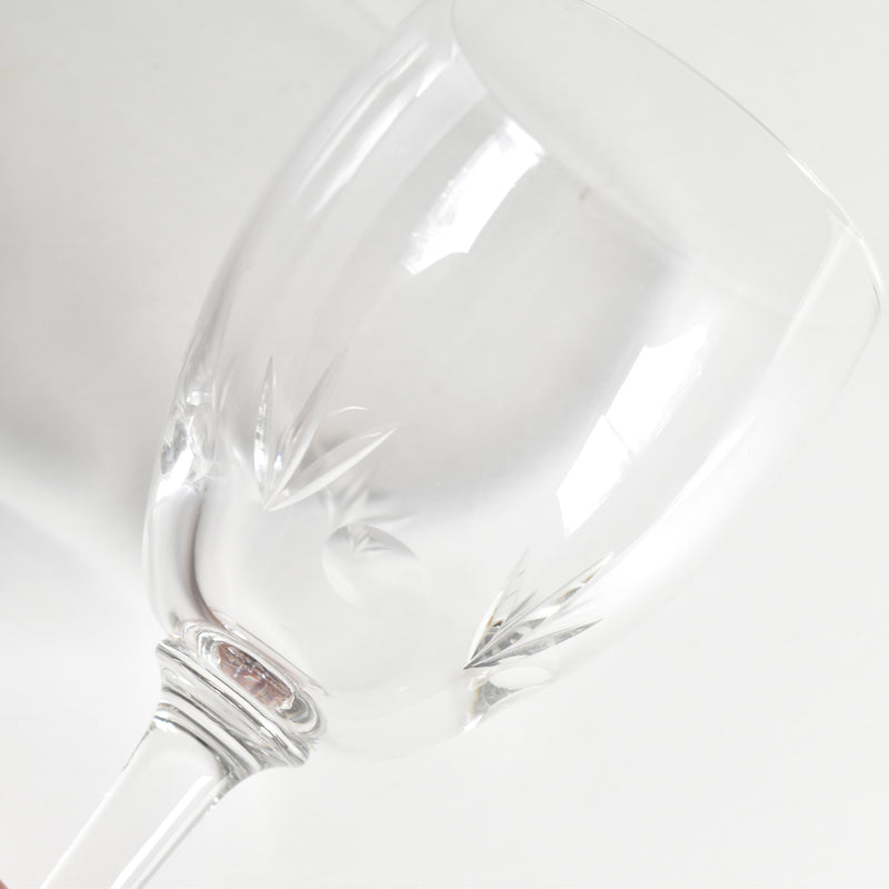 Antique Crystal Wine Glass Taille A