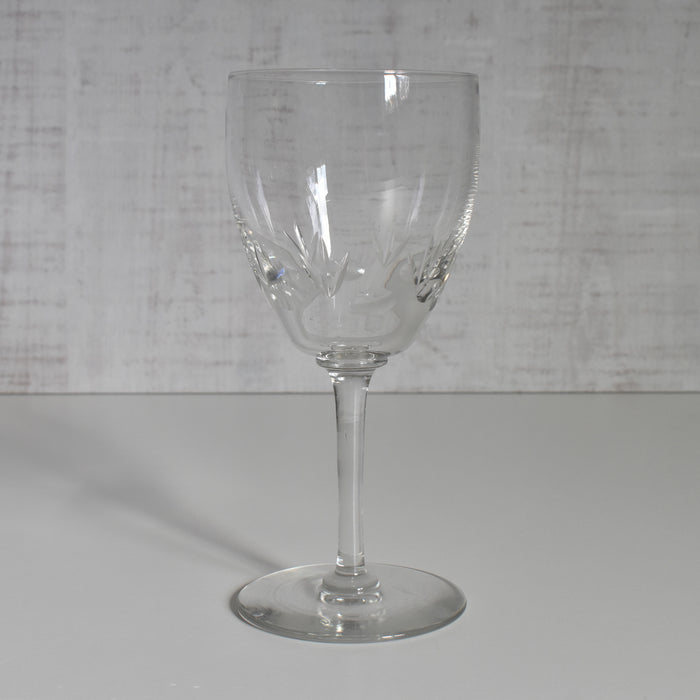 アンティーククリスタルガラス　ウォーターグラス Taille A