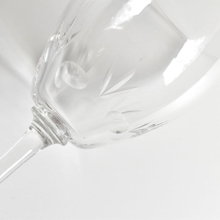 アンティーククリスタルガラス　ウォーターグラス Taille A