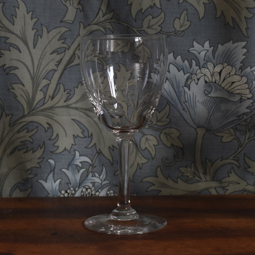 アンティーククリスタルガラス　ワイングラス Taille A