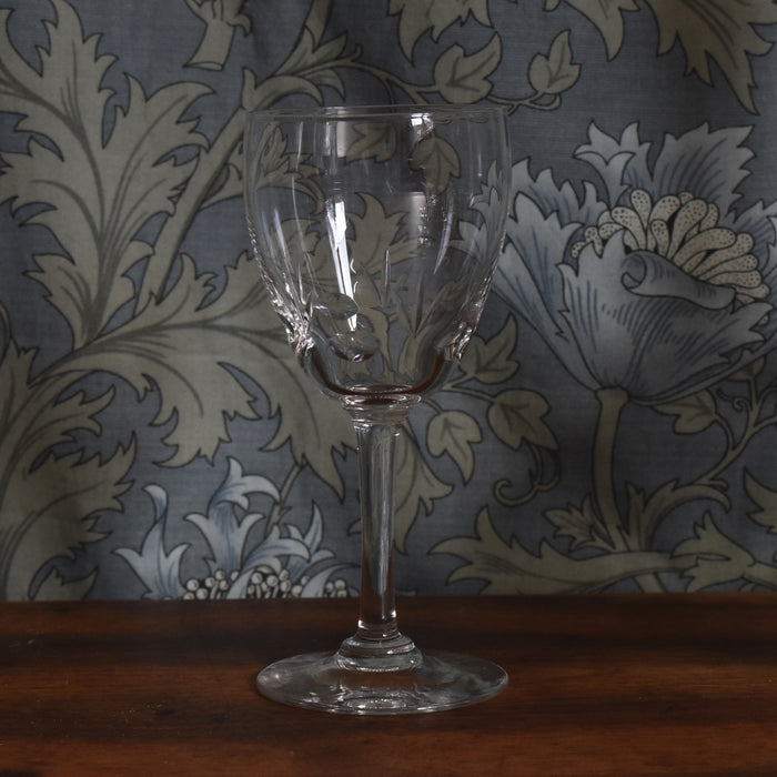 アンティーククリスタルガラス　ワイングラス Taille A