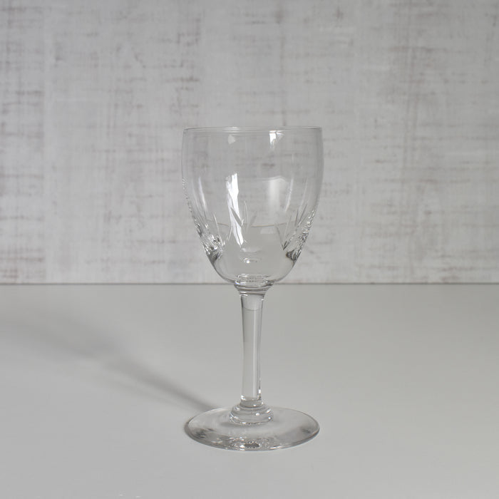 アンティーククリスタルガラス　ワイングラス Taille A