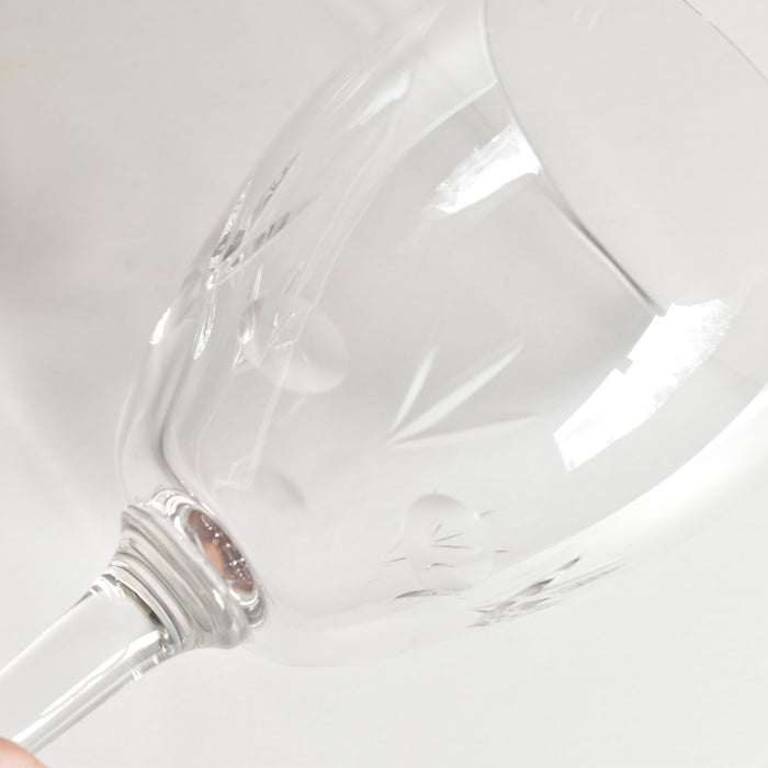 アンティーククリスタルガラス　ワイングラス Taille A