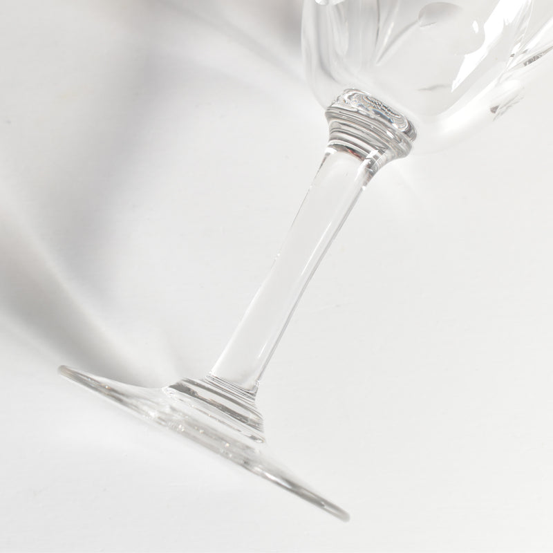 Antique Crystal Wine Glass, Taille A