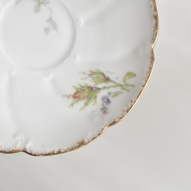 Antique Coffee Cup & Saucer Limoges Sigismond Maas A