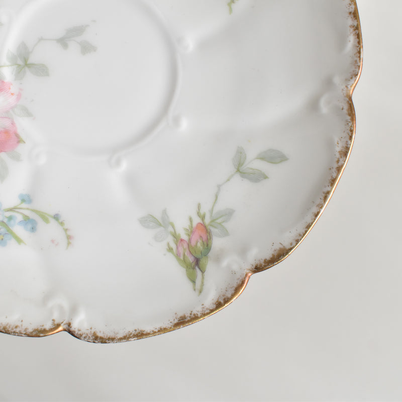 Antique Coffee Cup & Saucer Limoges Sigismond Maas A