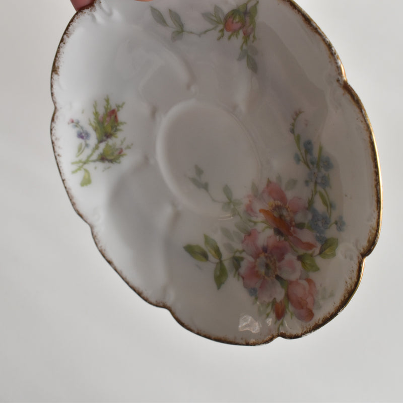 Antique Coffee Cup & Saucer Limoges Sigismond Maas A