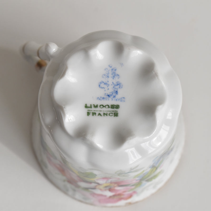Antique Coffee Cup & Saucer Limoges Sigismond Maas A