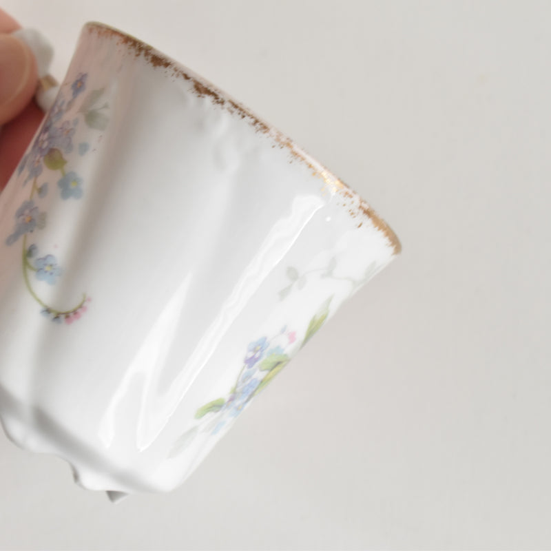 Antique Coffee Cup & Saucer Limoges Sigismond Maas A