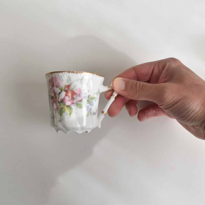 Antique Coffee Cup & Saucer Limoges Sigismond Maas A