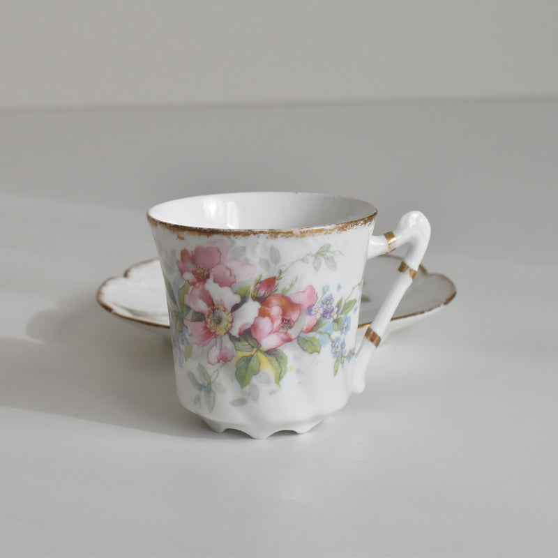 Antique Coffee Cup & Saucer Limoges Sigismond Maas A