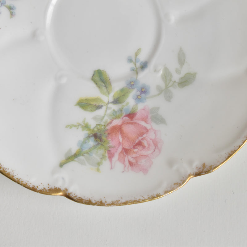 Antique Coffee Cup & Saucer, Limoges Sigismond Maas B