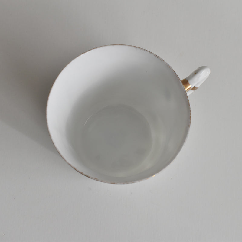 Antique Coffee Cup & Saucer, Limoges Sigismond Maas B