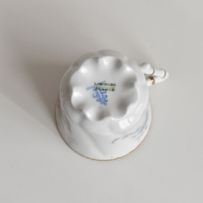 Antique Coffee Cup & Saucer, Limoges Sigismond Maas B