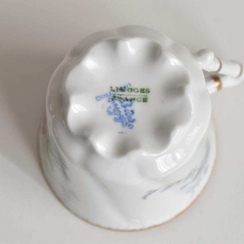 Antique Coffee Cup & Saucer, Limoges Sigismond Maas B