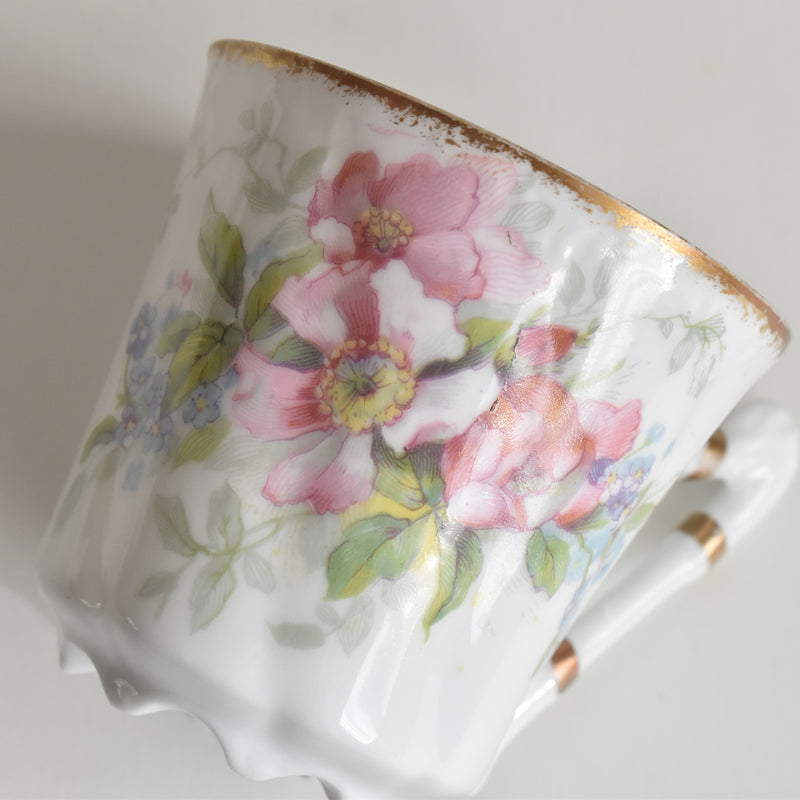 Antique Coffee Cup & Saucer, Limoges Sigismond Maas B