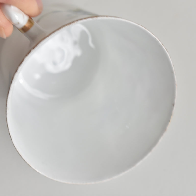 Antique Coffee Cup & Saucer, Limoges Sigismond Maas B