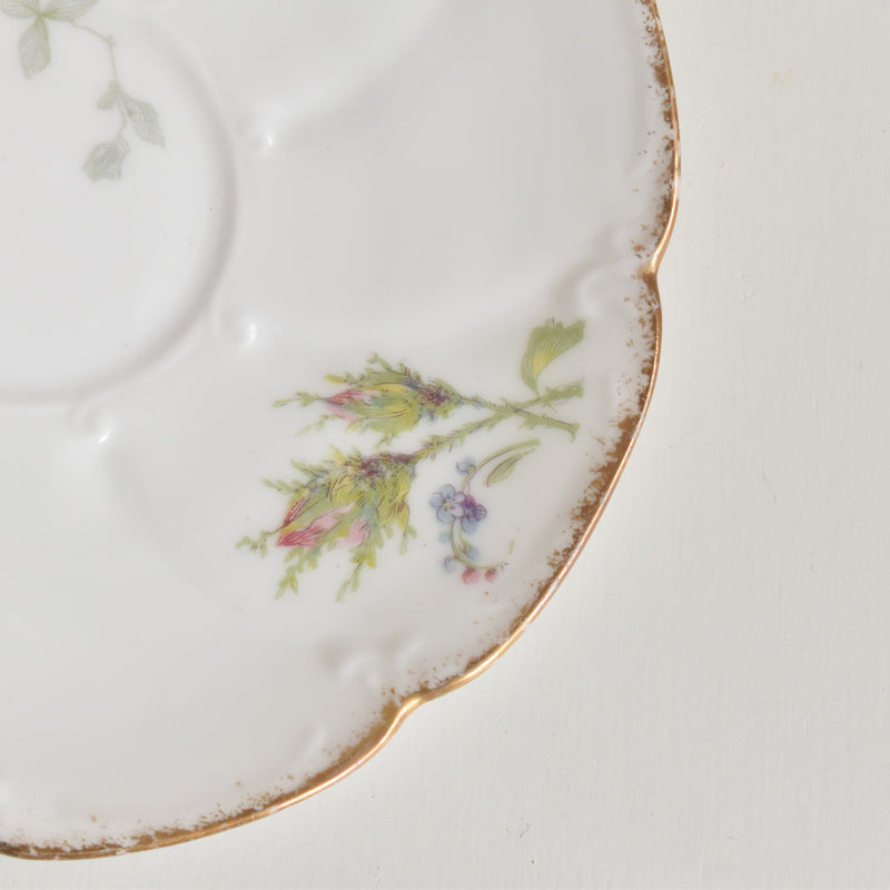 Antique Coffee Cup & Saucer, Limoges Sigismond Maas C